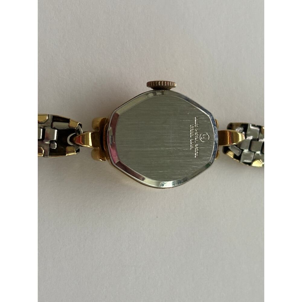 Vintage Voumard Incabloc Swiss Watch 10K Gold Filled Mechanical Stretch Bracelet - Picture 5 of 6